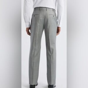 Zanella - Men’s Gray Stretch Waist Dress Pants-32